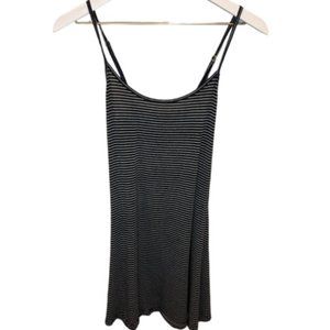 90s Aesthetic Brandy Melville Striped Spaghetti Strap Mini Dress